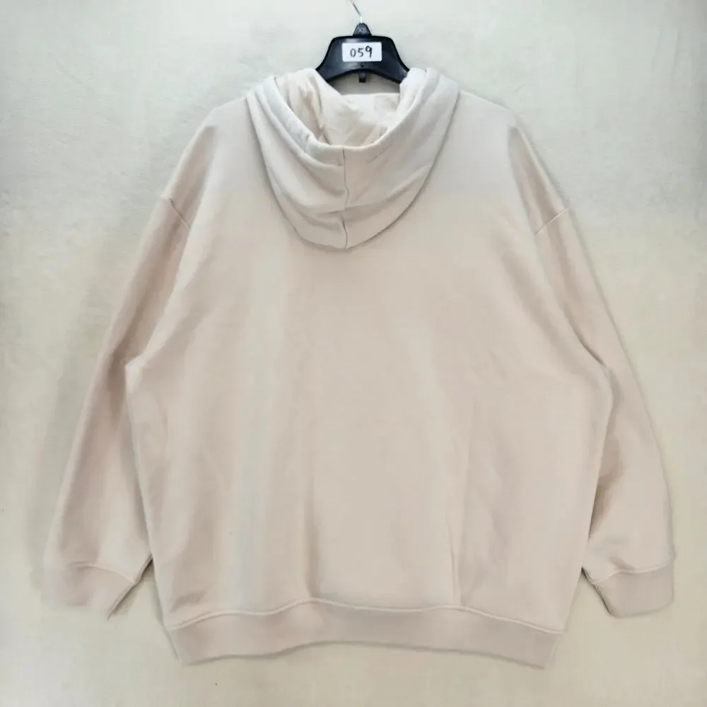 ADIDAS ORIGINALS WOMEN'S XL WONDER WHITE ESSENTIALS OVERSIZED HOODIE NWT - Picture 6 of 6